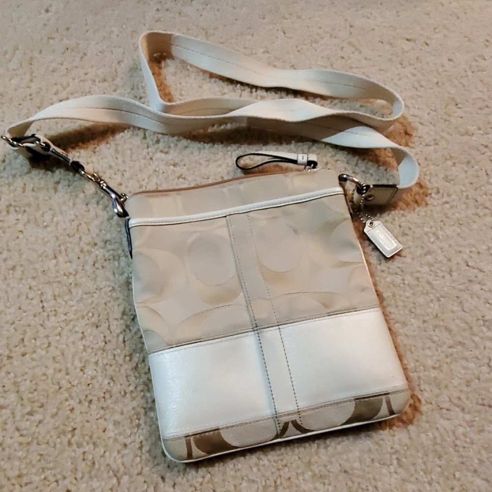 Coach Cream Satchel